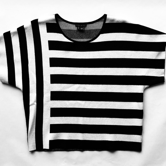 SALE! Theory Striped Dolman Top - Picture 2 of 6